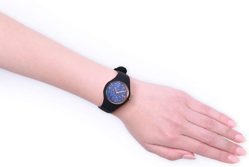 Ice-Watch - ICE cosmos Star Deep Blue - Women's Wristwatch with Silicon Strap - 016298 (Small)